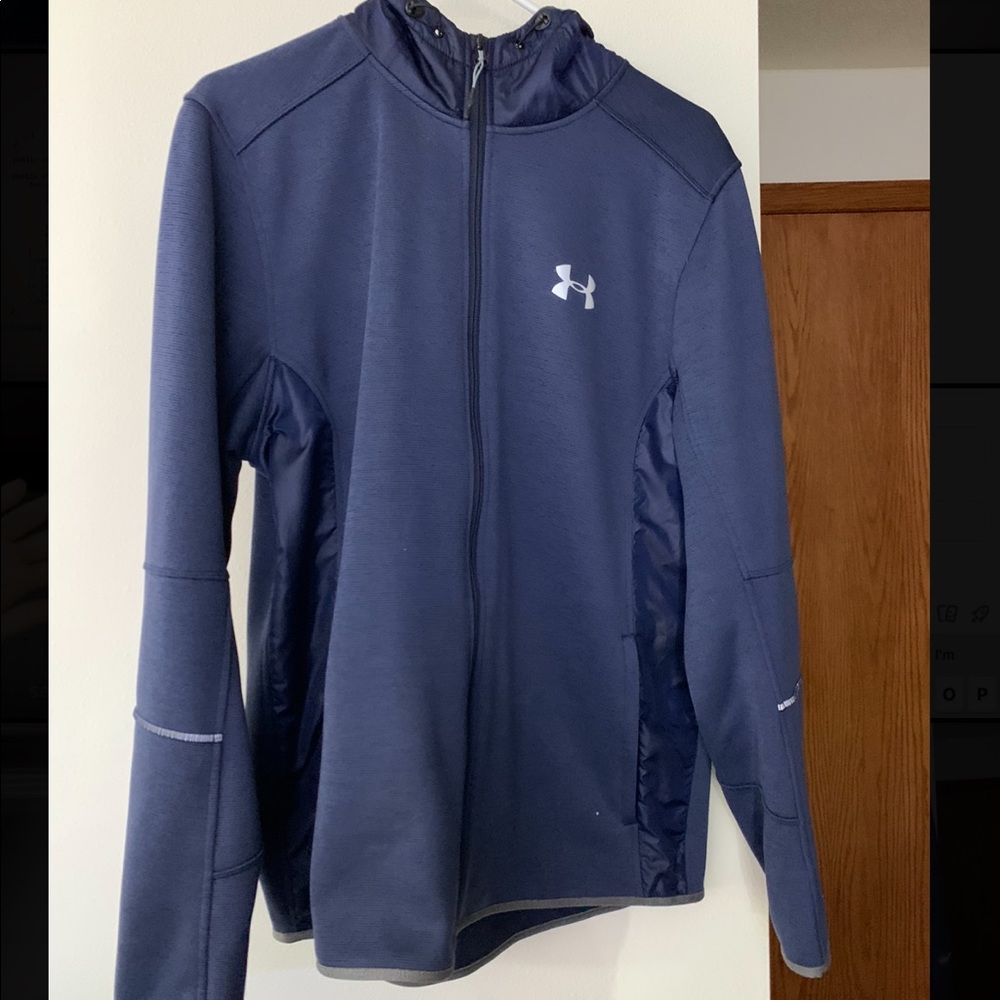 Under Armor Navy Blue Zip Up